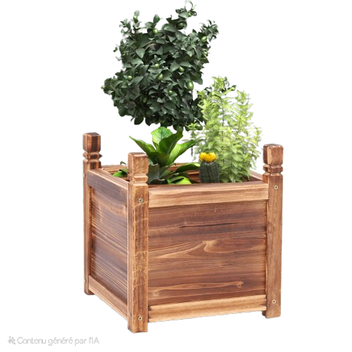 Jardinière d'extérieur en bois