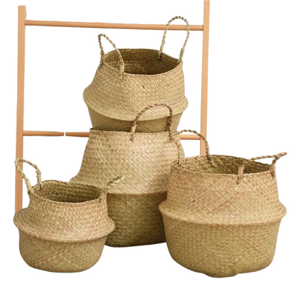 Cache pot en osier
